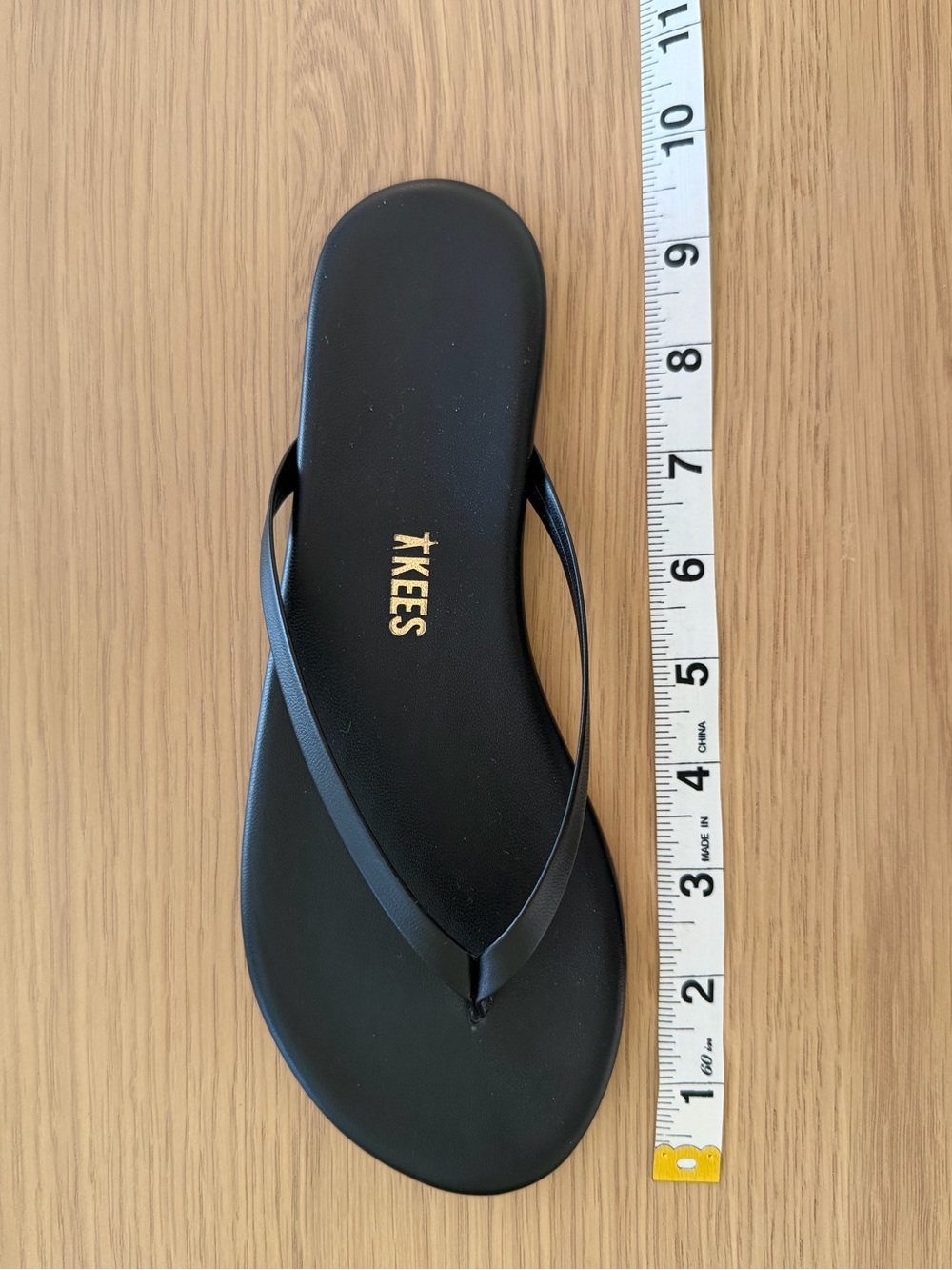 Tkees Black Vegan Lily Sandals - Picture 2 of 3